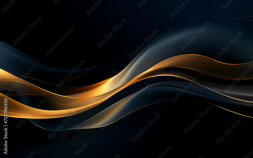 Navy and Gold Wave Pattern Backdrop abstract Navy and Gold Wave Pattern Backdrop abstract