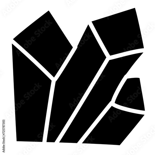 crystal silhouette icon