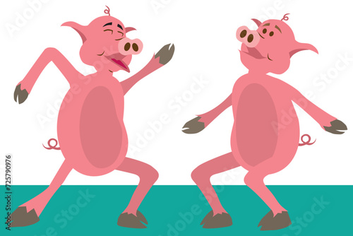 Dancing Pigs