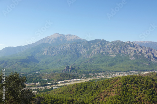 The view from Calis mountain  the mountain between Kemer and Camyva