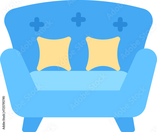 Sofa bed icon