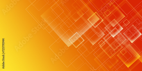Abstract orange technology line  background