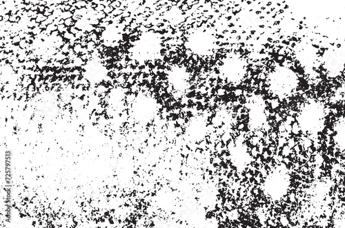 Rustic grunge vector texture with grain and stains. Abstract noise background. Weathered surface. Dirty and damaged. Detailed rough backdrop. Vector graphic illustration with transparent white. EPS10.