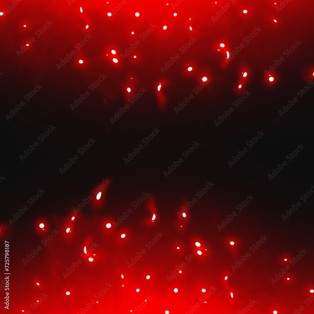 fire sparks on black background, glowing flying particles overlay, red smoke effect