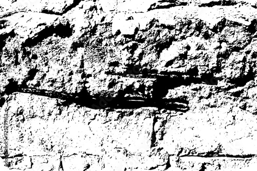 Rustic grunge texture with grain and stains. Abstract noise background. PNG graphic illustration with transparent background.