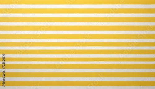 Horizontal yellow and white stripes wall background 