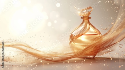 Abstract beautiful background for perfume store advertising