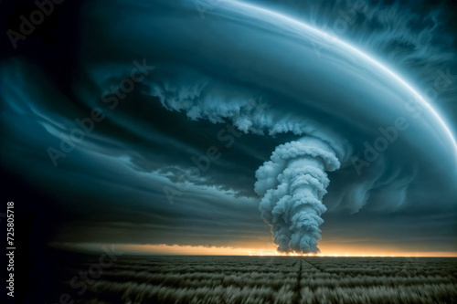 Vortice della Paura- Il Tornado Avvicina l'Imminente Catastrofe