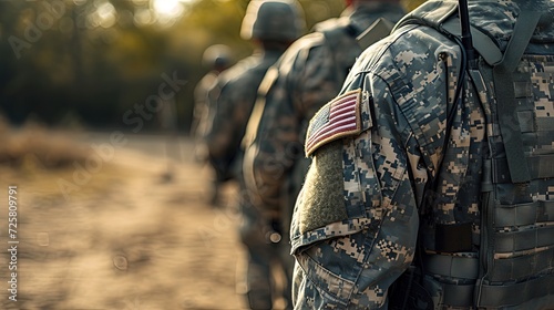 Veterans Day. US soldiers. The U.S. Army. The Armed Forces of the United States of America. Proudly celebrating our veterans' dedication and bravery.