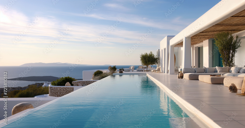 swimming pool in Greece