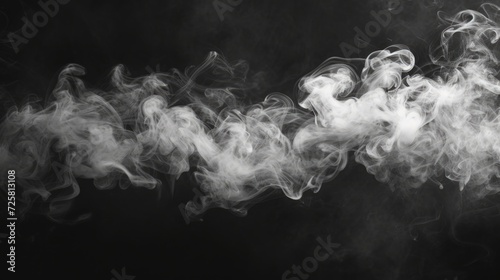 A black and white photo capturing the ethereal beauty of smoke. Perfect for adding a touch of mystery and intrigue to any project