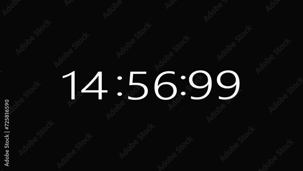 15 minutes countdown clock, digital clock timer animation with milliseconds 15 minutes countdown clock, digital clock timer animation with milliseconds