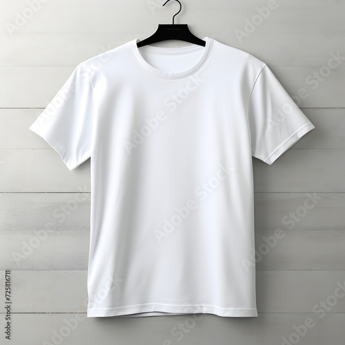 White T-Shirt Template| White background