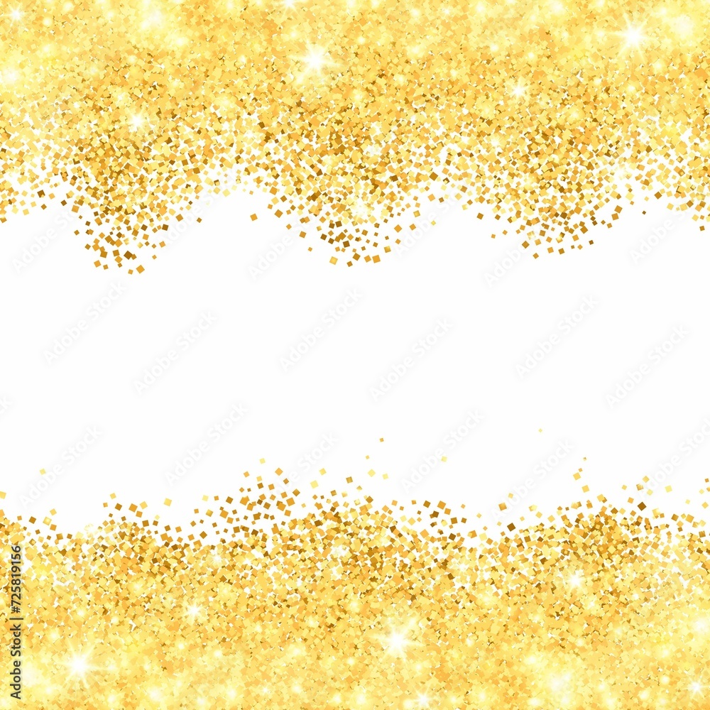 White Background With Golden Dust Borders 1