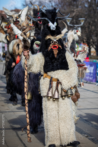 Masquerade festival in Pernik, Bulgaria. Culture, indigenous