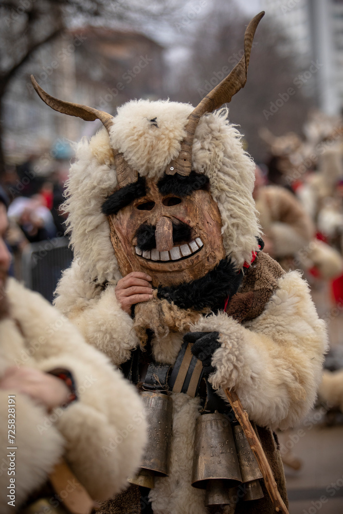 Masquerade festival in Pernik, Bulgaria. Culture, indigenous Masquerade festival in Pernik, Bulgaria. Culture, indigenous
