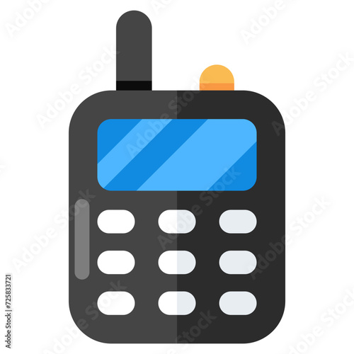 A unique design icon of walkie talkie 