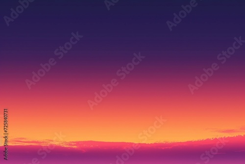 a gradient background transitioning from fiery sunset orange to deep twilight purple, capturing the essence of a dramatic evening sky © Artistic_Creation