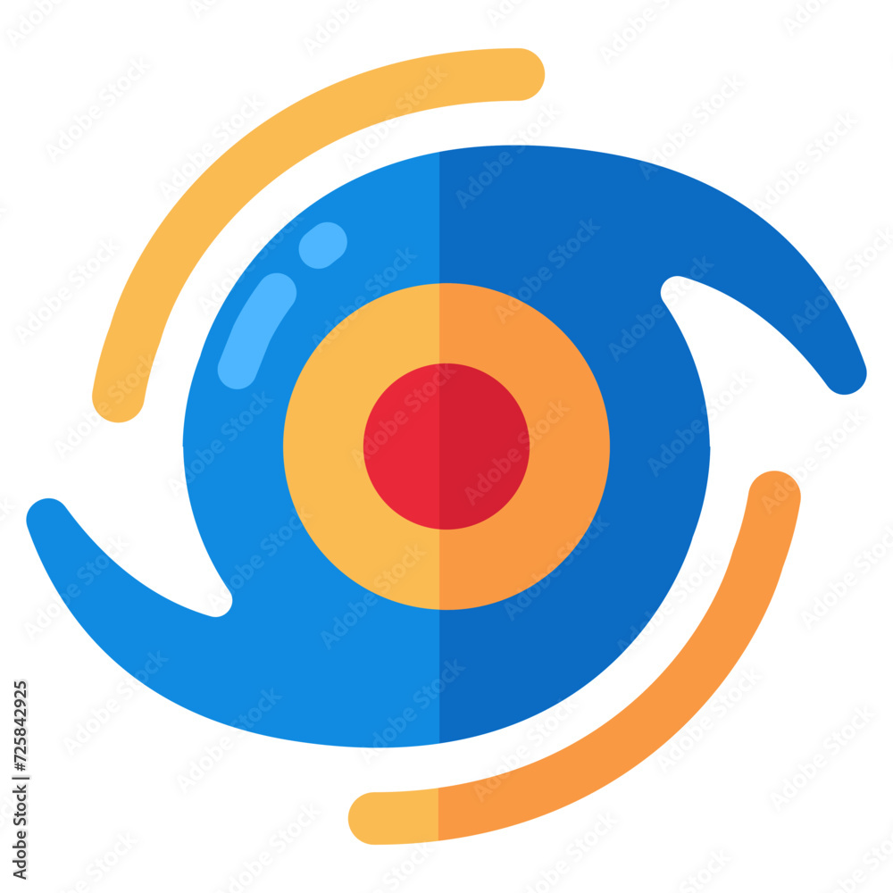 Obraz premium A creative design icon of spiral galaxy