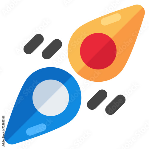 Modern design icon of astronomy 