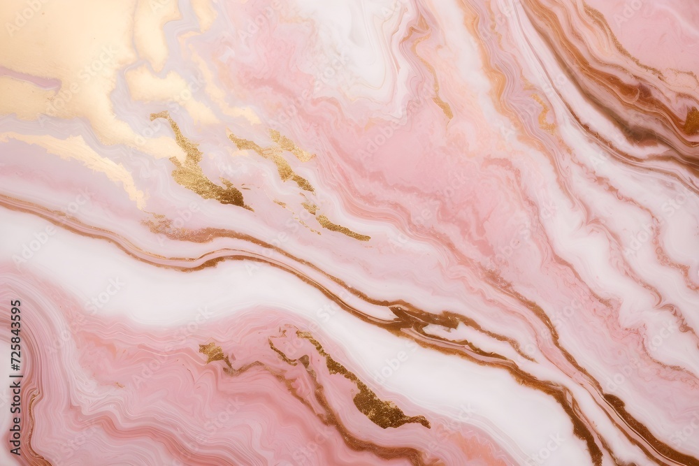 Abstract Background. Gold And Pink Marble. Abstract Background. Gold And Pink Marble.