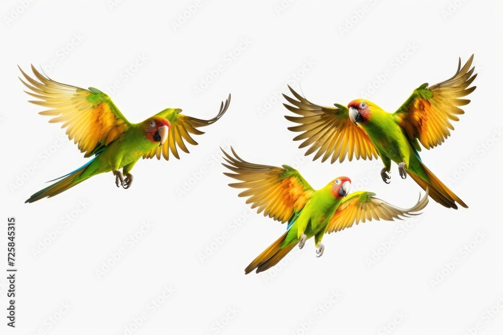 Fototapeta premium Birds flying in the air. Suitable for nature and wildlife themes