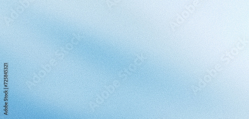 Light blue grainy background noise texture backdrop pastel color banner copy space photo