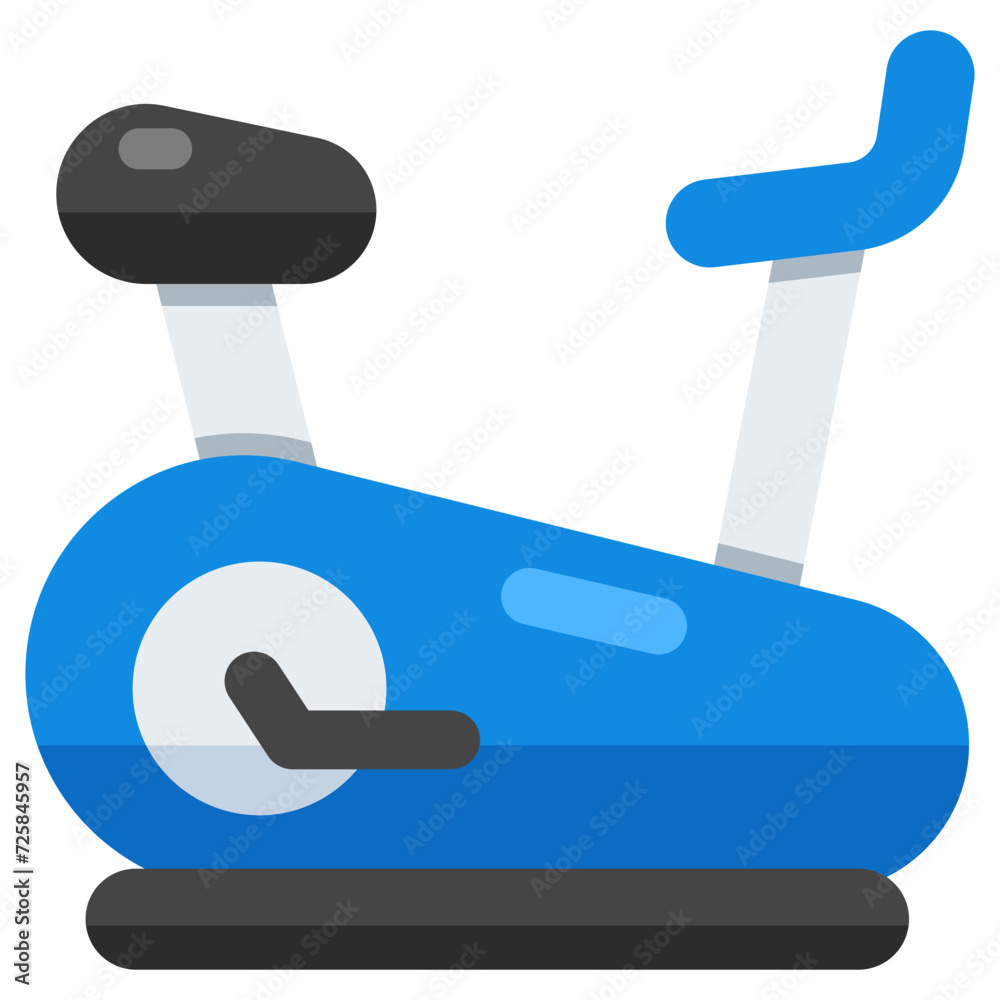 Perfect design icon of ergometer Perfect design icon of ergometer