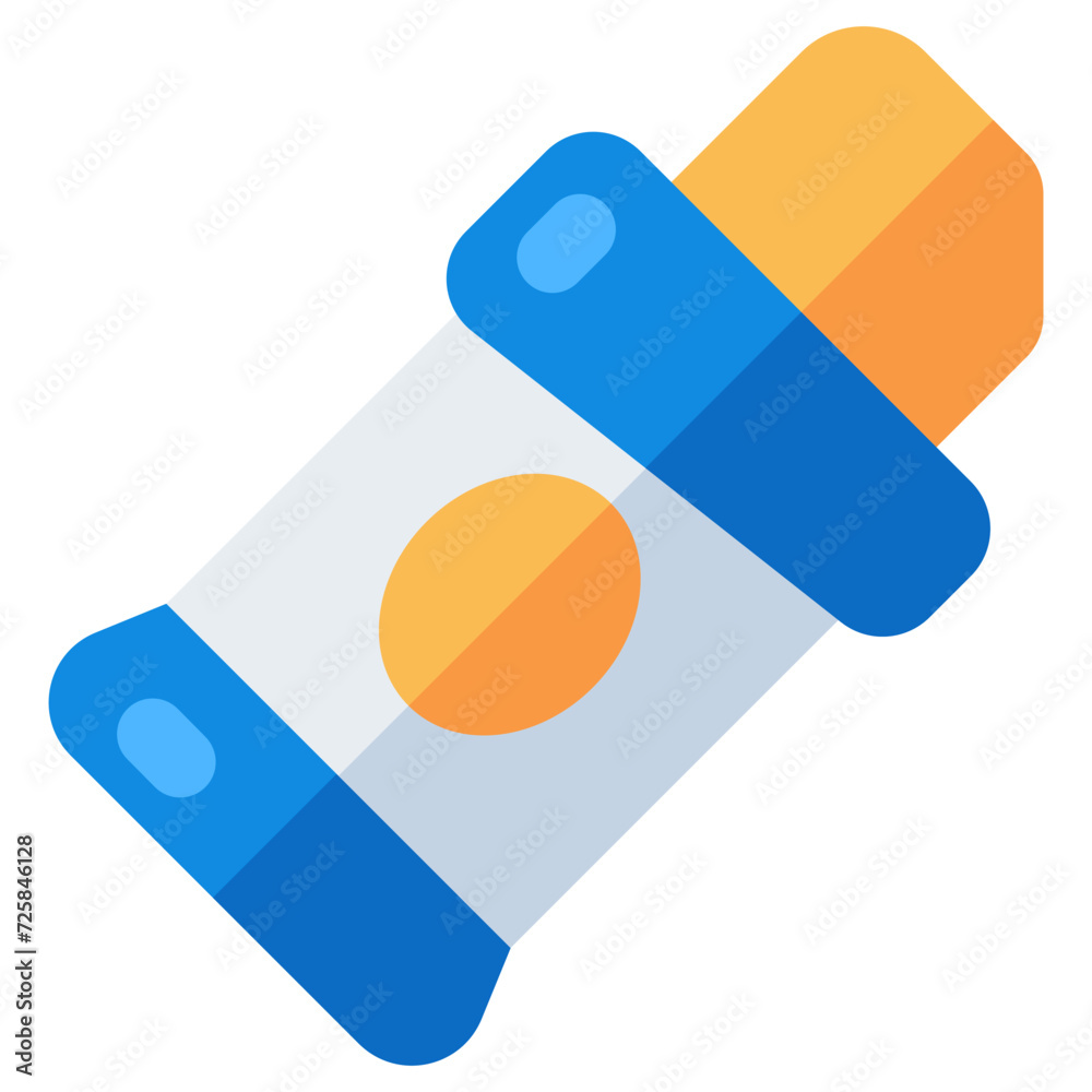 An editable design icon of water bottle An editable design icon of water bottle