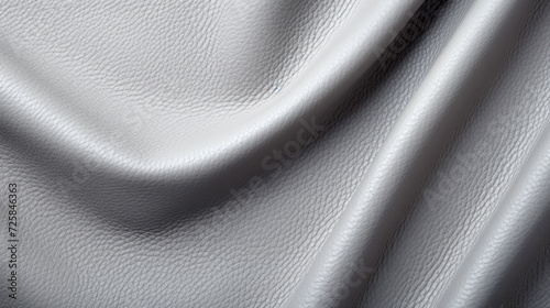 light gray leather texture background. Generative ai