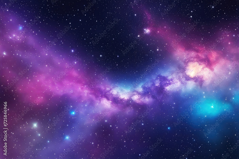Naklejka premium Wonderful and captivating stellar background