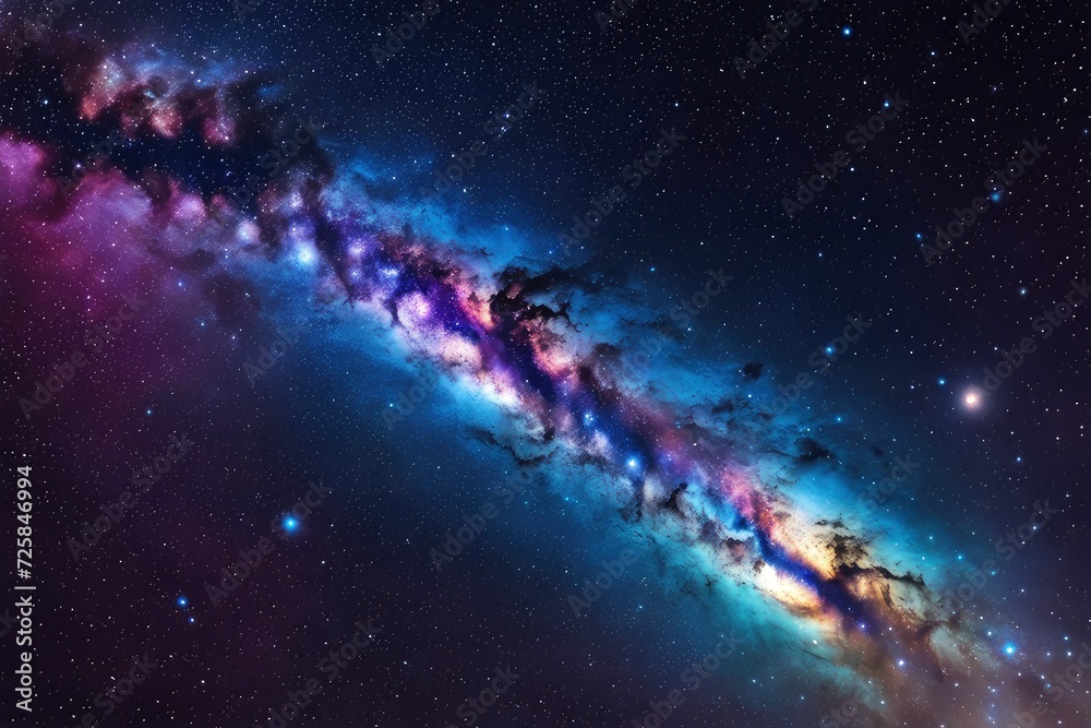 Radiant and enchanting galaxy backdrop Radiant and enchanting galaxy backdrop