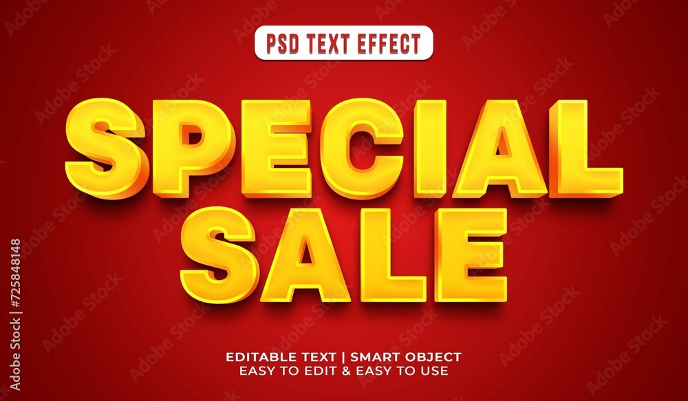 Special Sale Text Effect Title 1