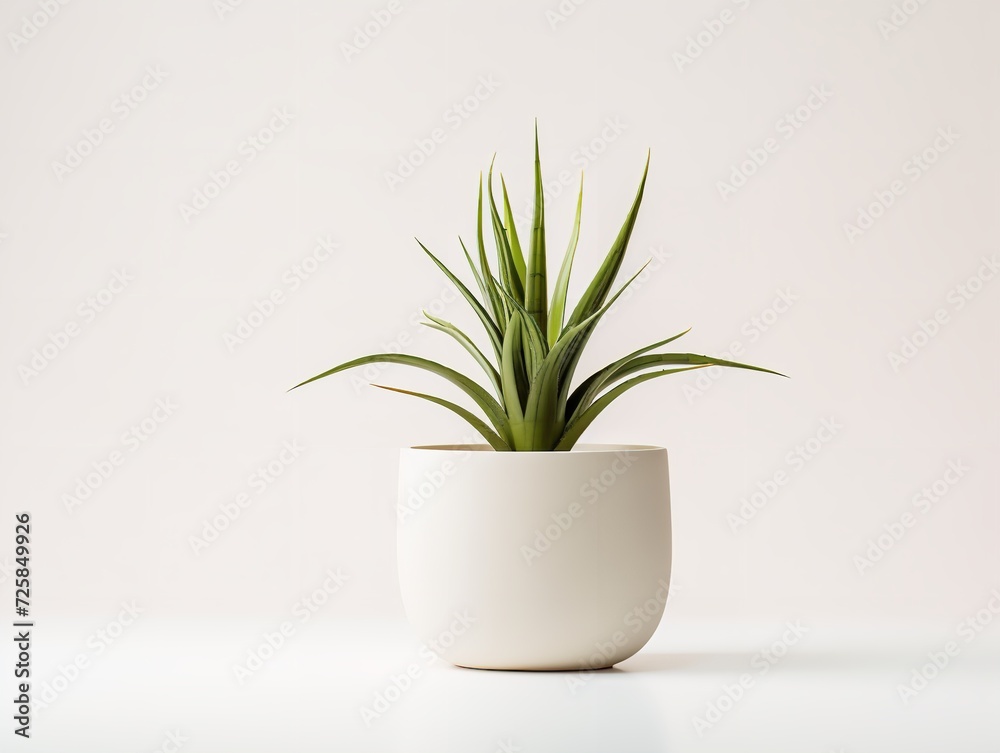 Ceramic Plant Pot Home Decor Isolated on White Background AI Generated Ceramic Plant Pot Home Decor Isolated on White Background AI Generated