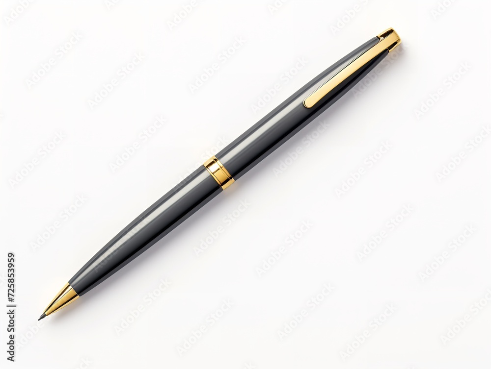 Graphite Mechanical Pencil Precision Writing Isolated on White Background AI Generated Graphite Mechanical Pencil Precision Writing Isolated on White Background AI Generated