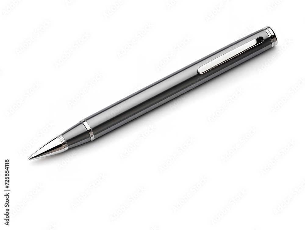Graphite Mechanical Pencil Precision Writing Isolated on White Background AI Generated Graphite Mechanical Pencil Precision Writing Isolated on White Background AI Generated