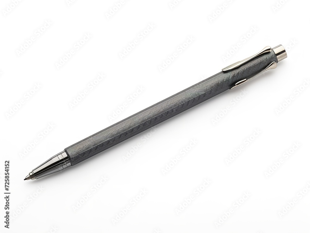 Graphite Mechanical Pencil Precision Writing Isolated on White Background AI Generated