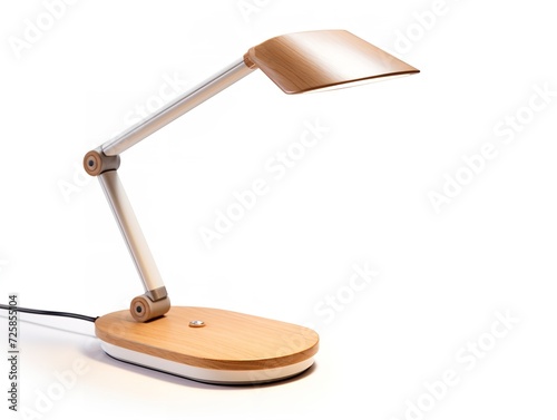 LED Desk Lamp Modern Lighting Isolated on White Background AI Generated