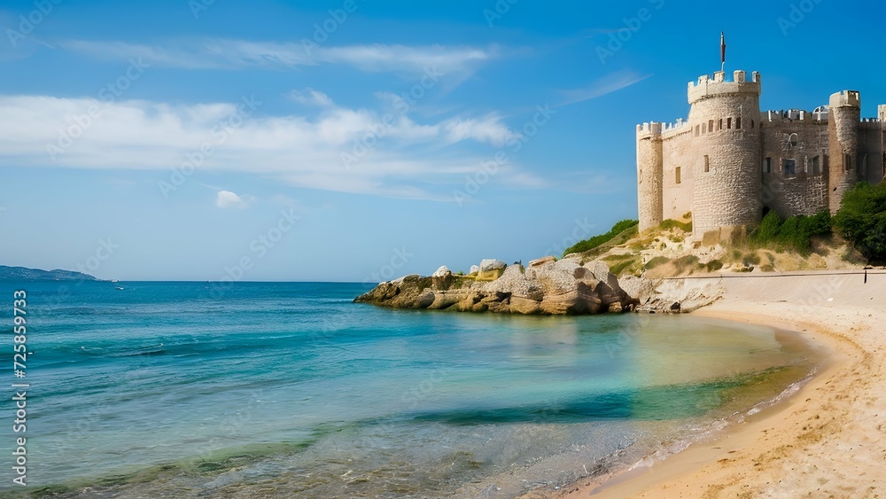 Castle on the beach 