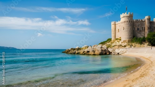 Castle on the beach 