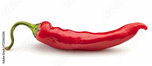 Red chili pepper, isolated on white.