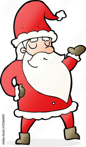 cartoon santa claus