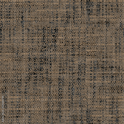 Seamless Pattern.farmhouse style stripes texture. Woven linen cloth pattern background. weave fabric Monochrome slub fabric Textured brown theme
