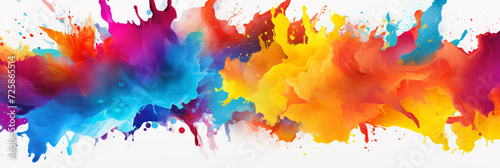 Abstract colorful background with splashes