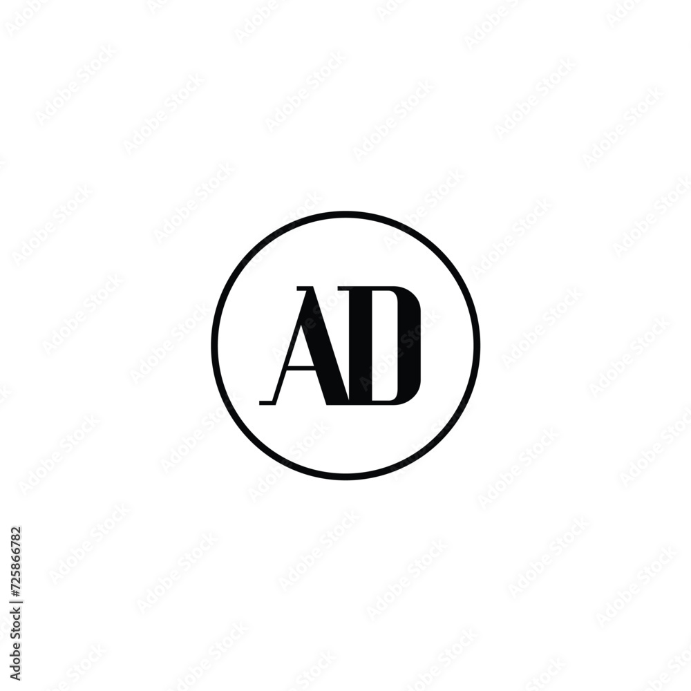 A D Logo. AD Letter Logo Design. Alphabet letter icon logo AD A D Logo. AD Letter Logo Design. Alphabet letter icon logo AD
