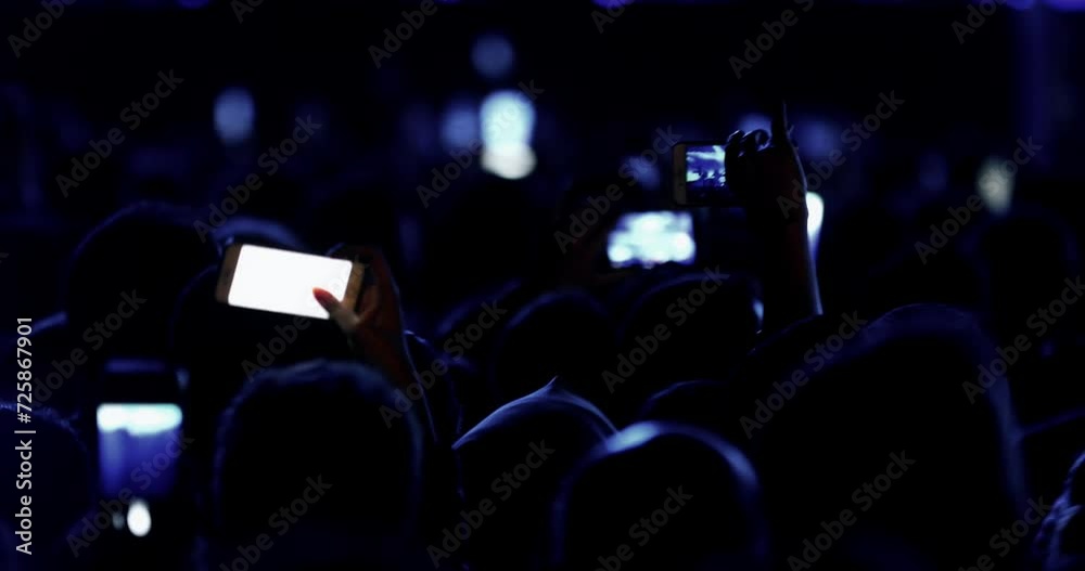 concert crowd audience background