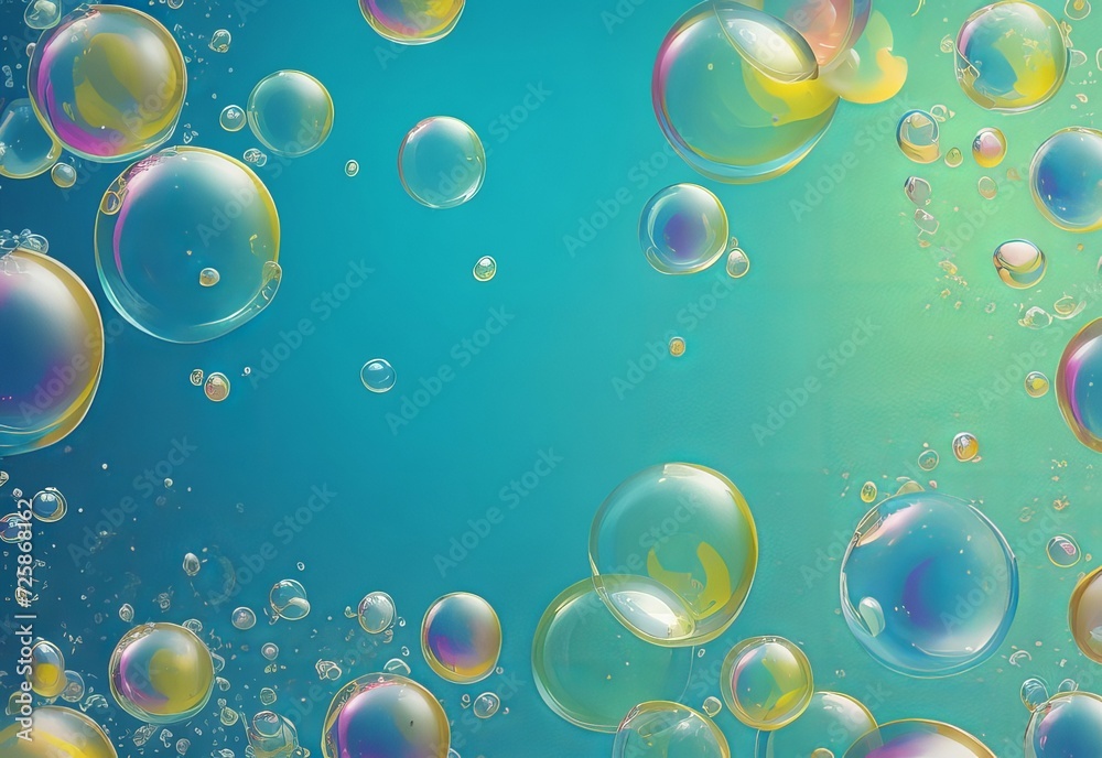 Painted textured background with bubble pattern Painted textured background with bubble pattern