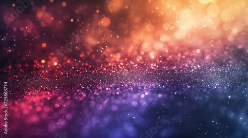 colorful luxury glitter and bokeh particles, colorful bokeh background, holiday festival background © ASA Creative