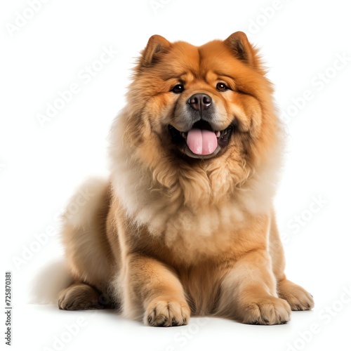 a chowchow, studio light , isolated on white background © singgih
