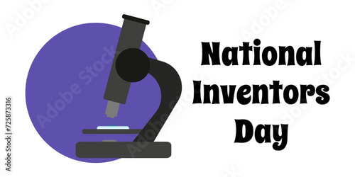 National Inventors Day, idea for the design of poster, banner or flyer for an event or memorable date